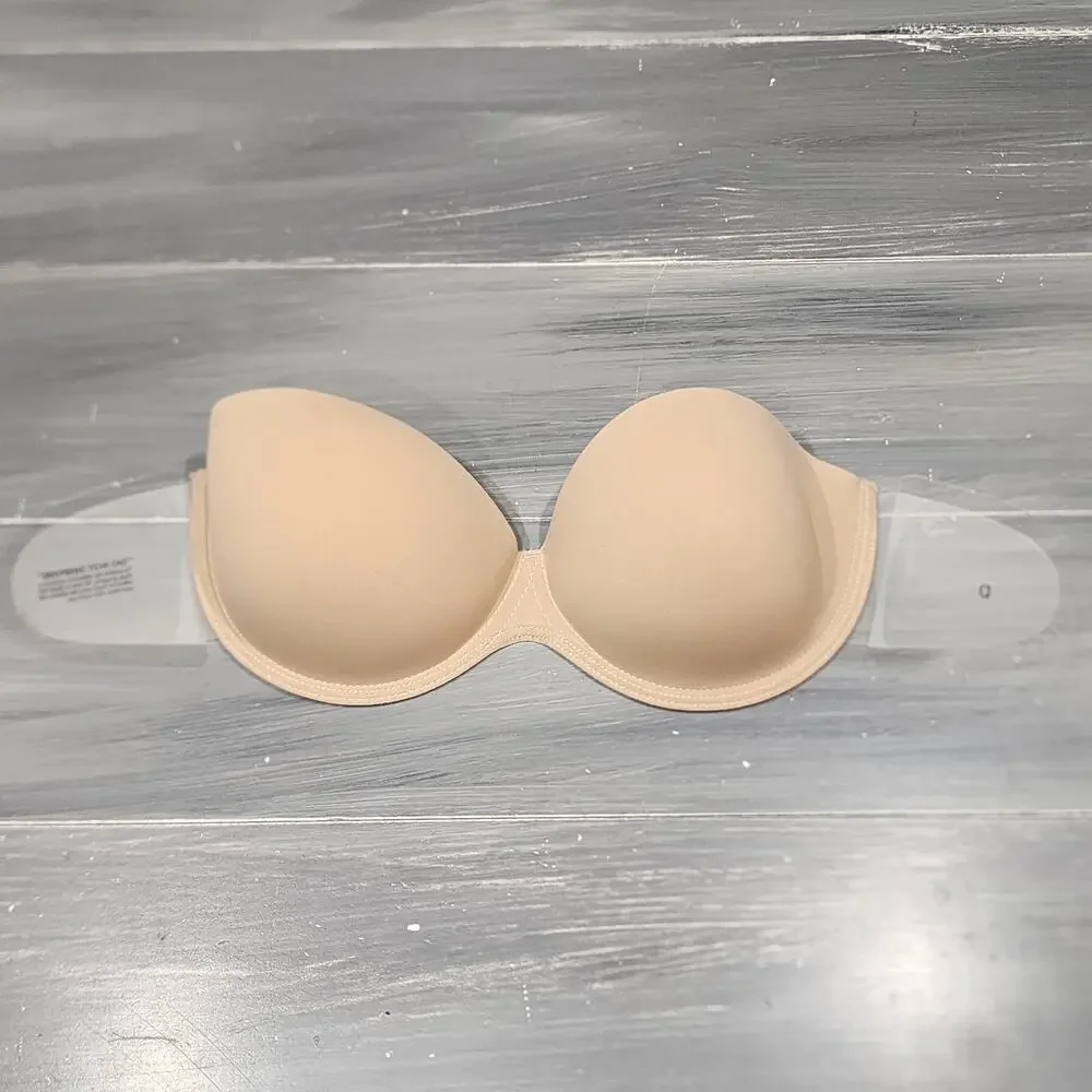 Fashion Forms Bra Go Bare Backless Strapless Adhesive Straps Nude D‎ Cups